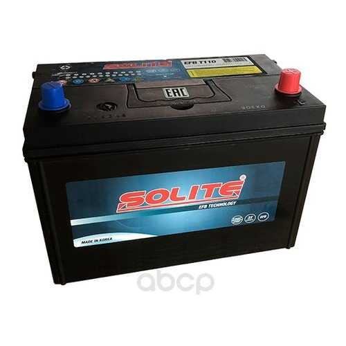 Аккумулятор автомобильный Solite EFBT110 START-STOP 90А/ч 880А полярность обратная