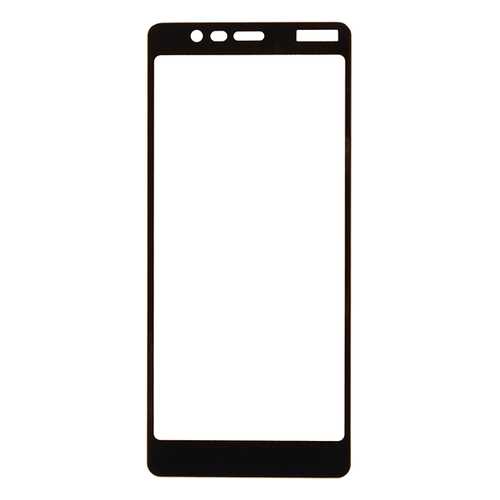 Защитное стекло на весь экран полноклеевое для Nokia 5.1 черное