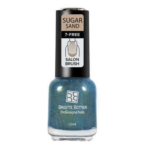 Лак Brigitte Bottier Sugar Sand тон 304 искрящийся голубой, 12 мл