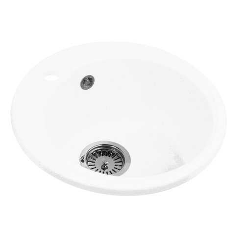 Мойка для кухни гранитная AquaGranitEx M-45 белый