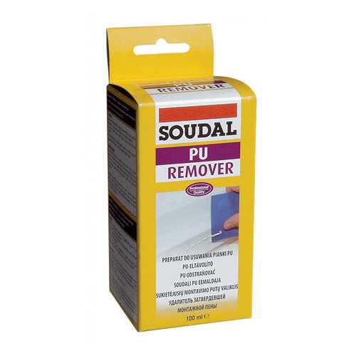 Удалитель затвердевшей пены SOUDAL PU Remover 100 ml, артикул 116544