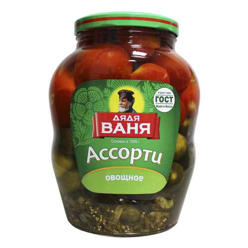 Ассорти Дядя Ваня помидоры и огурцы 1800г