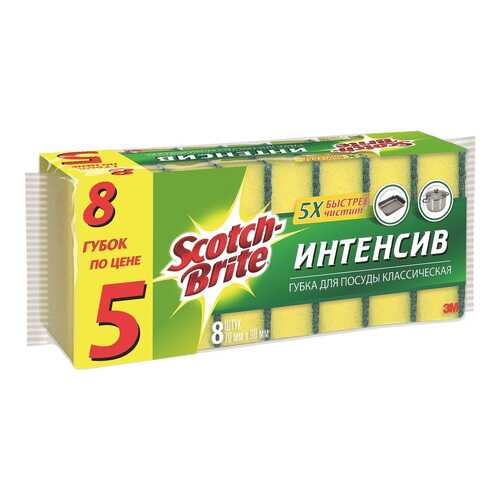 Губка для посуды Scotch-Brite классическая 8 шт.