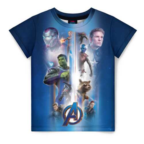 Детская футболка ВсеМайки 3D AVENGERS, р. 158