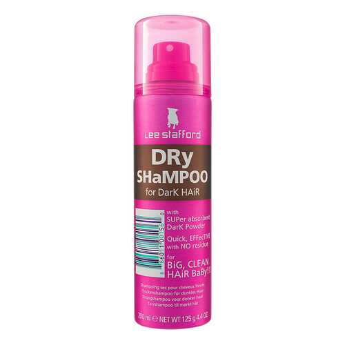 Сухой шампунь Lee Stafford Dry Shampoo Dark Hair, 200 мл