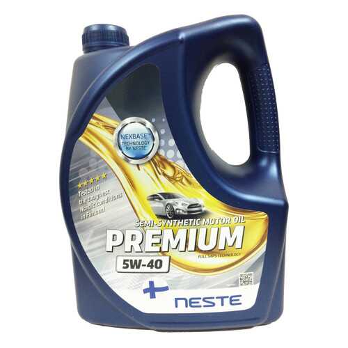 Моторное масло Neste Premium 5W-40 4л