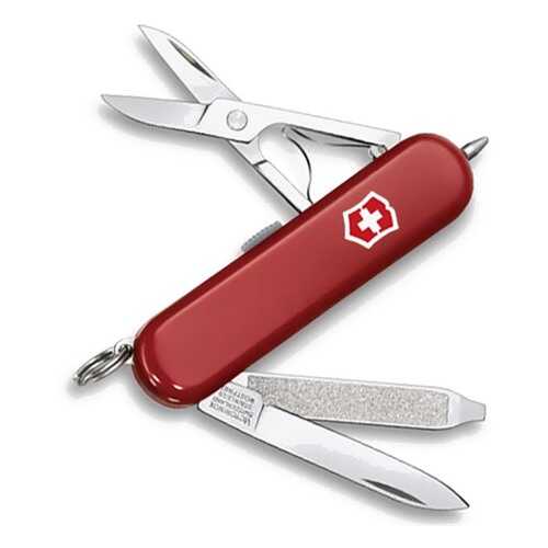 Мультитул-брелок Victorinox Signature Lite 0.6226 58 мм красный, 7 функций