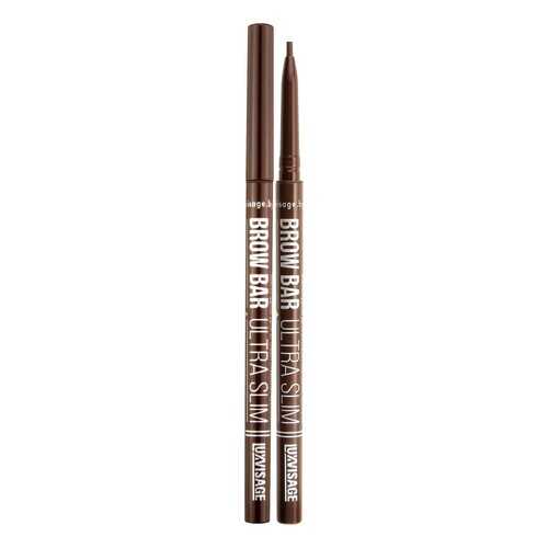 Карандаш для бровей luxvisage brow bar ultra slim тон 302 soft brown
