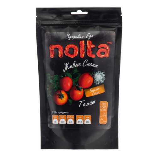 Чипсы овощные Томаты с солью и базиликом NOLTA 31 г, Россия