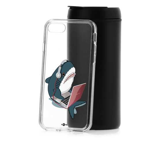 Чехол Apple iPhone 7 Kruche Print Акула