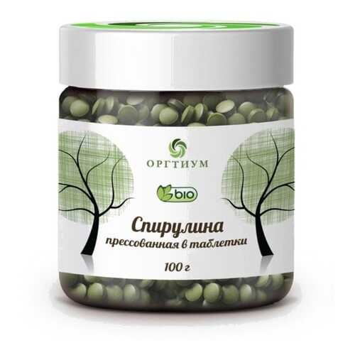 Спирулина Оргтиум прессованная БИО в таблетках 100 г