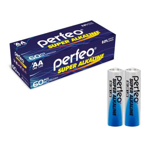 Батарейка Perfeo LR6/2SH Super Alkaline 60 шт