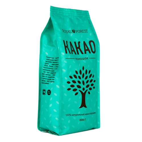 Какао порошок Royal Forest натуральный 200 г