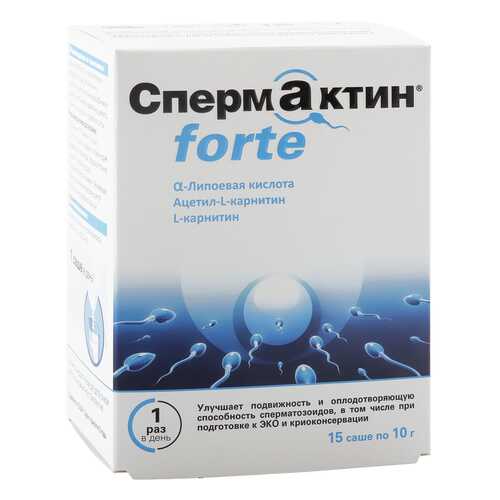 Man's formula PharmaMed спермактин форте порошок 10 г 15 шт.