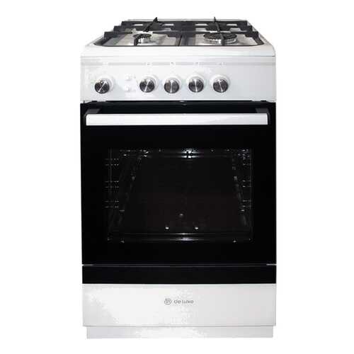 Газовая плита DeLuxe 506040.24г ЧР White