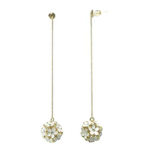 Серьги Corona style B005E1109312K002-WHITE