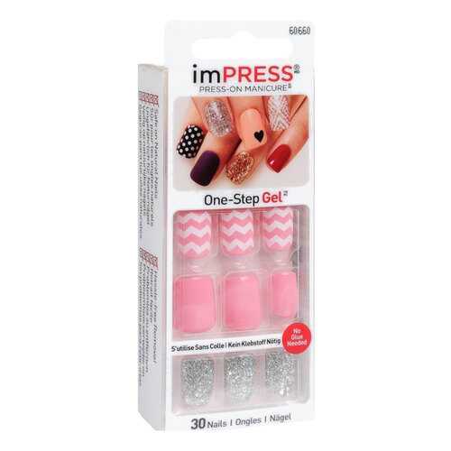 Лак для ногтей Kiss Impress Press-On Manicure One Step Gel Bipd 280 24 шт