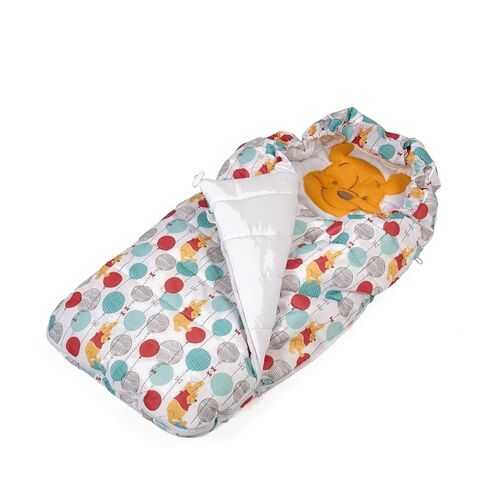 Конверт утепленный Polini kids Disney baby Медвежонок Винни Чудесный день, разноцветный