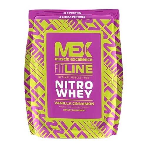 Сывороточный протеин MEX Nitro Whey (2270 г) (Клубника)
