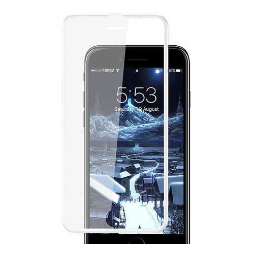 Защитное стекло Baseus Silk-screen Tempered (SGAPIPH7S-ZD02) для iPhone 6/6S/7/8 (White)