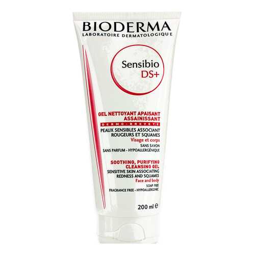 Средство для умывания BIODERMA Sensibio DS + Soothing Purifying Cleansing Gel 200 мл