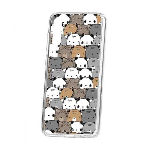Чехол Kruche Samsung Galaxy A70 2019 Print Медвежата