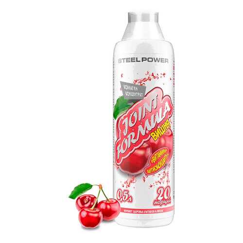 Глюкозамин хондроитин MSM коллаген STEEL POWER Joint Formula 500 ml (Вишня)