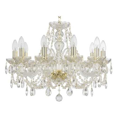 Люстра хрустальная 105/10/195 G Bohemia Ivele Crystal