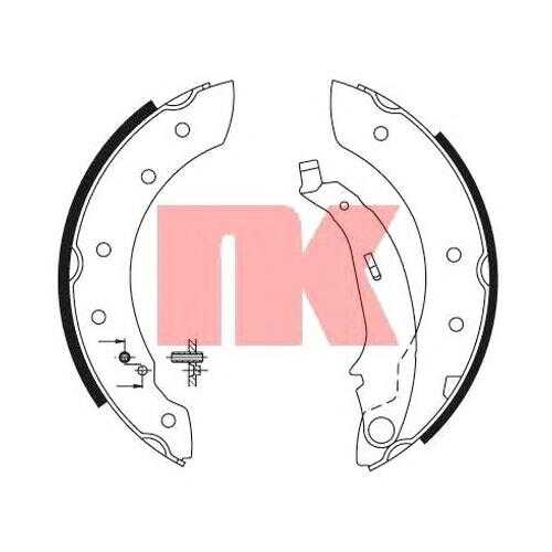 Комплект тормозных колодок Nk 2799572