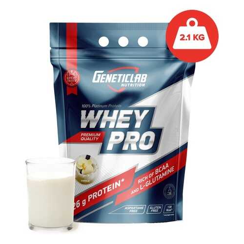 Протеин GeneticLab Nutrition Whey Pro 2100 г Vanilla