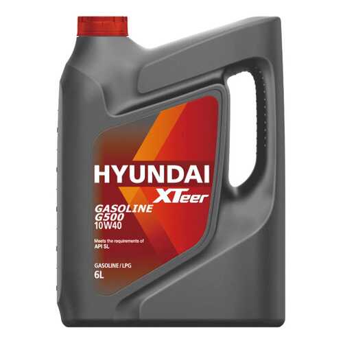 Моторное масло Hyundai-KIA G500 10W-40 6л