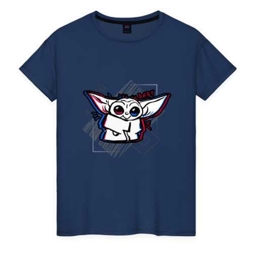 Футболка женская ВсеМайки 2147273 синяя XXXL