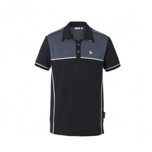 Поло Black/Gray, 95% Cotton, 5% Elastane Black Falcon PO-9005-18-L