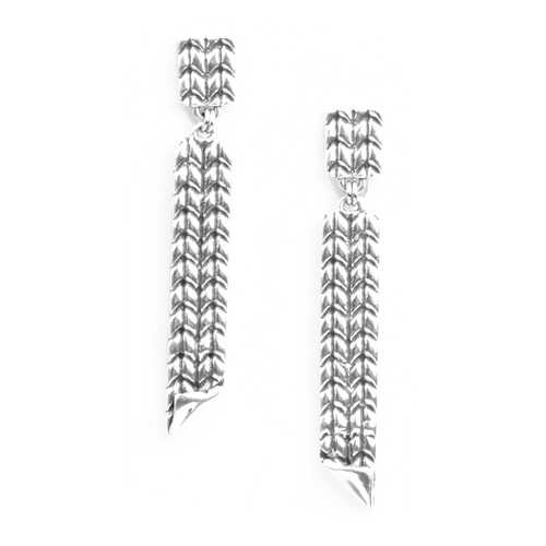 Серьги женские ORI TAO OT-12-29021 серебристые