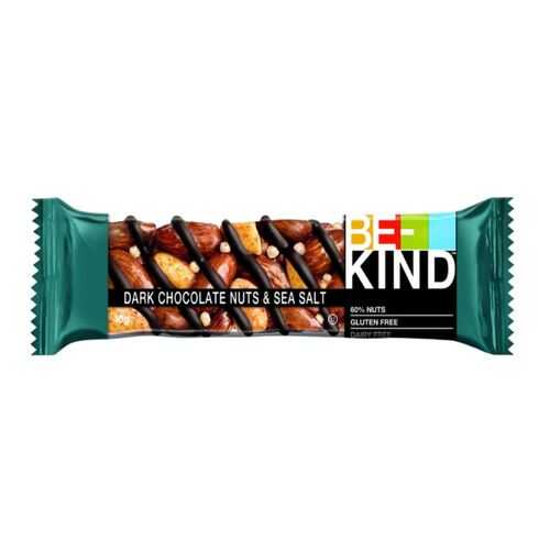 Ореховый батончик BE-Kind с горьким шоколадом и морской солью 40г