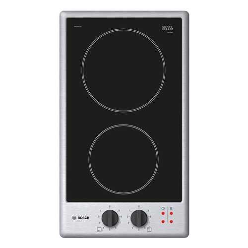 Встраиваемая варочная панель электрическая Bosch PKE345CA1 Silver/Black