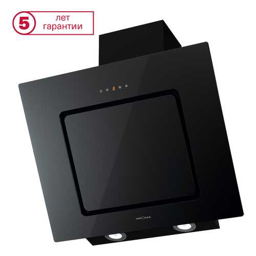 Вытяжка наклонная Krona Kirsa 600 glass sensor Black