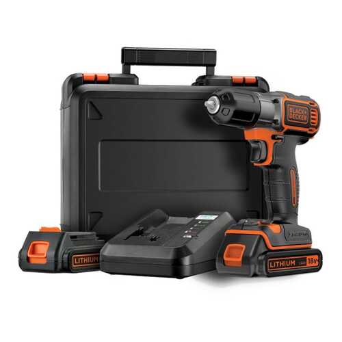 Аккумуляторная дрель-шуруповерт Black+Decker Autosence ASD18KB-QW 18В