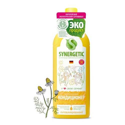 Кондиционер для белья Synergetic цветочная фантазия 1000 мл