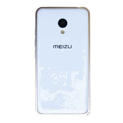 Металлический округлый бампер на пряжке для Meizu M3 / M3 mini / M3s (Золотой)