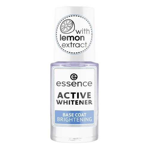 Покрытие для ногтей essence базовое отбеливающее active whitener brightening