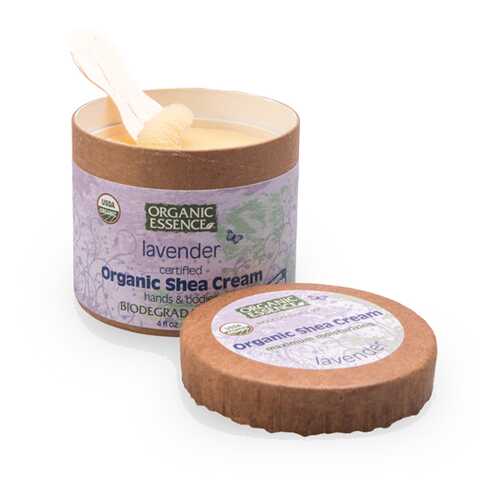 Органический крем ши (Карите) Лаванда Organic Essence 118 мл