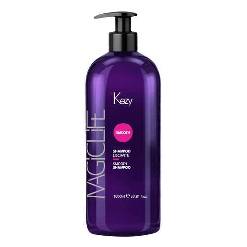 Шампунь Kezy Magic Life Smooth Shampoo для вьющихся, непослушных волоc, 1000мл