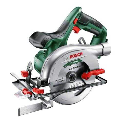 Аккумуляторная циркулярная пила Bosch PKS 18 LI 06033B1300 БЕЗ АККУМУЛЯТОРА И З/У