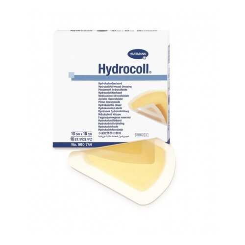 Повязка Hydrocoll гидроколлоидная самофиксирующаяся 10 х 10см 10 шт.