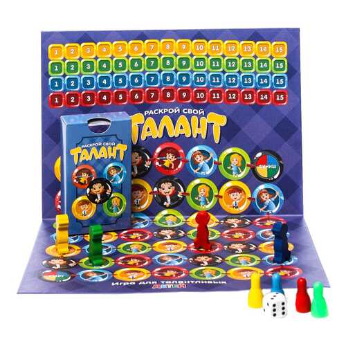 Семейная настольная игра Play Land Раскрой свой Талант для детей L-169