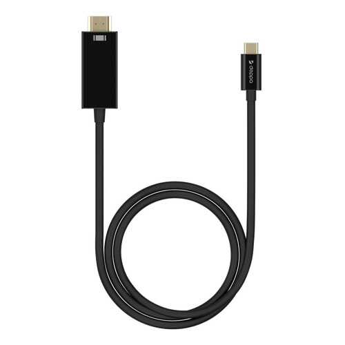 Дата-кабель Deppa HDMI/type-C 1,8м Black