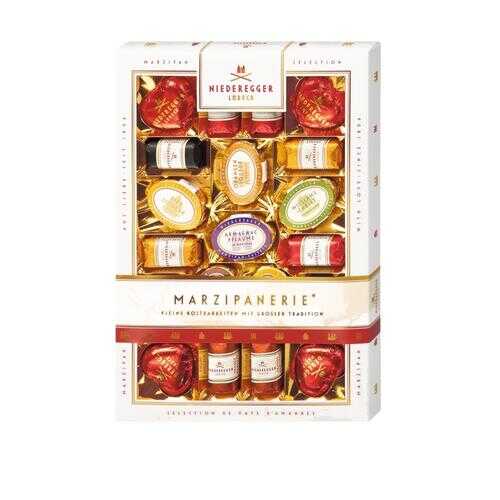 Набор конфет NIEDEREGGER Марцмпанерия из марципана в горьком шоколаде 50% какао 270г