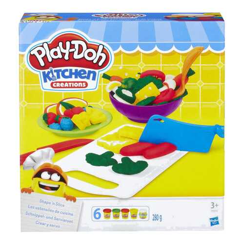 Набор для лепки из пластилина Play-Doh Приготовь и нарежь на дольки