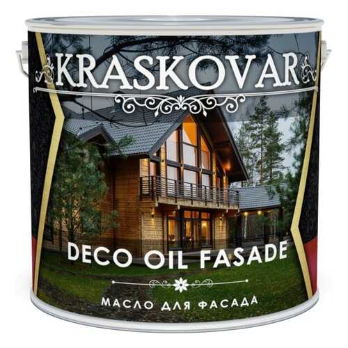 Масло для фасада Kraskovar Deco Oil Fasade Бесцветный 0,75 л